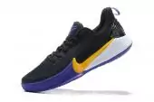 nike kobe protro tennis chaussures sport classic black gold blue